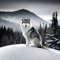 Beautiful wolf - ai generated image