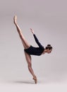 Beautiful ballet dancer isolated