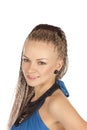 Beautiful woman with braids Royalty Free Stock Photo