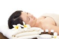 Woman relaxing at spa salon Royalty Free Stock Photo