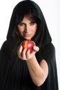 Beautiful woman holding apple Royalty Free Stock Photo