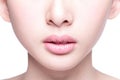 Beautiful woman lips closeup Royalty Free Stock Photo