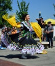 Beautiful Woman Mexican Folk Dancer