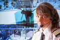 Airline pilot Royalty Free Stock Photo