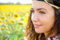 Beautiful woman playing gitar Royalty Free Stock Photo