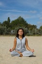 Beautiful woman practice in yoga Royalty Free Stock Photo