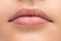 Beautiful woman's lips close-up