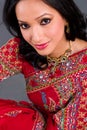 Beautiful woman in a sari