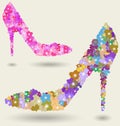 Beautiful woman shoe