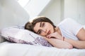 Beautiful woman sleeping Royalty Free Stock Photo