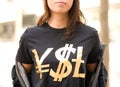 Yves Saint Laurent Black T-Shirt