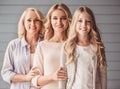 Granny, mom and daughter Royalty Free Stock Photo