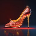 beautiful women shoes nein art illustration, generative Ai art.