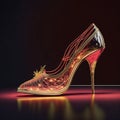 beautiful women shoes nein art illustration, generative Ai art