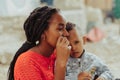 Beautiful women with son, Ethiopia