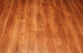 Beautiful wooden brown laminated floor Royalty Free Stock Photo