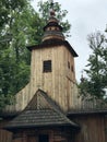 A beautiful wooden Catholic Church in the foothills of Zakopane - POLAND