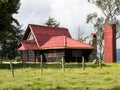 Beautiful wooden countryside house in Colombia mountains