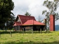 Beautiful wooden countryside house in Colombia mountains