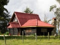 Beautiful wooden countryside house in Colombia mountains