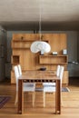 Beautiful wooden dining table