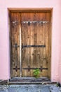 Beautiful wooden door in Romania