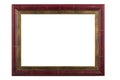 Beautiful wooden frame for pictures and photos Royalty Free Stock Photo