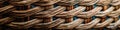 Beautiful Woven Basket Texture Background Pattern. Generative AI Royalty Free Stock Photo
