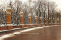 Beautiful wrought iron fence