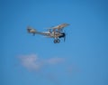 WW1 Biplane RAF BE2 in flight