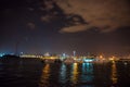 Beautiful Xiamen City at Night Royalty Free Stock Photo