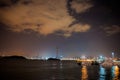 Beautiful Xiamen City at Night Royalty Free Stock Photo