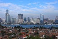 Beautiful xiamen skyline scenery of Fujian Province