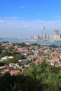 Beautiful xiamen skyline scenery of Fujian Province