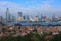 Beautiful xiamen skyline scenery of Fujian Province