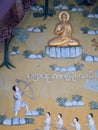Beautiful XIENGTHONG Temple in LUANG PRABANG province of LAOS Royalty Free Stock Photo