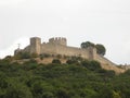 Beautiful xiew on fortress in Greece near Olimp mountain