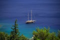 Luxury sailing yacht Royalty Free Stock Photo