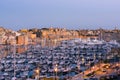 Beautiful yachts in harbour,Three Cities,Malta