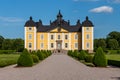 The beautiful yellow castle of Stromsholm in Sweden