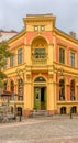 A beautiful yellow and red cityhouse from 1886 in the center of Ystad