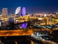 Beautiful Yokohama skyline city in japan