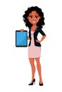 Beautiful young African American business woman Royalty Free Stock Photo