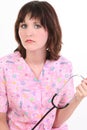 Beautiful Young American Nurse Royalty Free Stock Photo