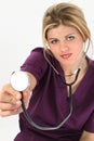 Beautiful Young American Nurse Royalty Free Stock Photo