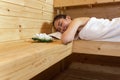 Beautiful Young asian girl sleeping relax. Royalty Free Stock Photo