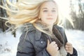 Beautiful young blonde teen Royalty Free Stock Photo