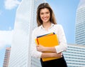 Beautiful young businesswoman Royalty Free Stock Photo