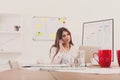 Beautiful young businesswoman making a call by mobile phone Royalty Free Stock Photo