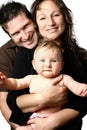 Beautiful young family Royalty Free Stock Photo